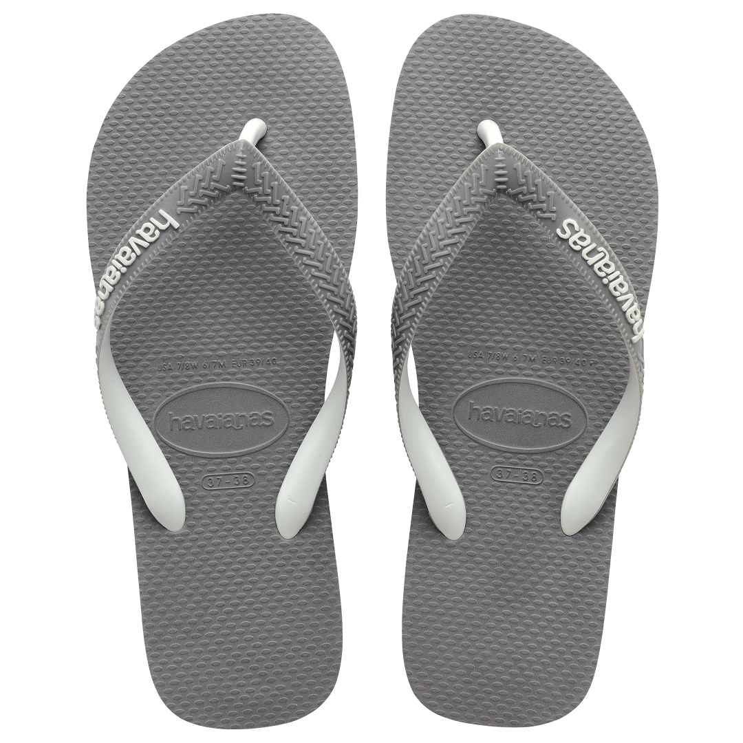 Havaianas Hype, Men's Flip Flops, White White Black Grey, 33/34 EU Havaianas Hype, Men's Flip Flops, White White Black Grey, 33/34 EU