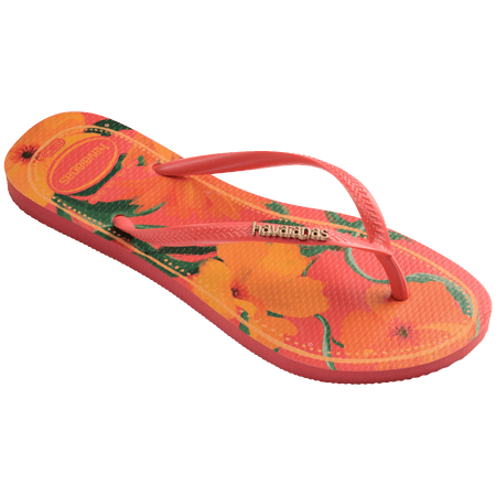 Kids' Tropical Slim Flip Flops