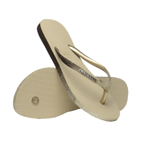 Women's Slim Sparkle Flip Flops