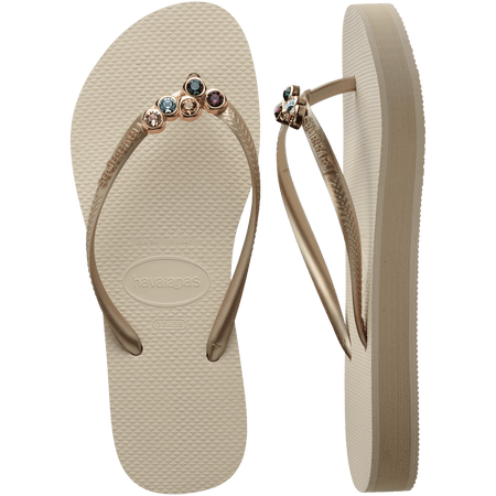 Women's Slim Flatform Luxury Flip Flops