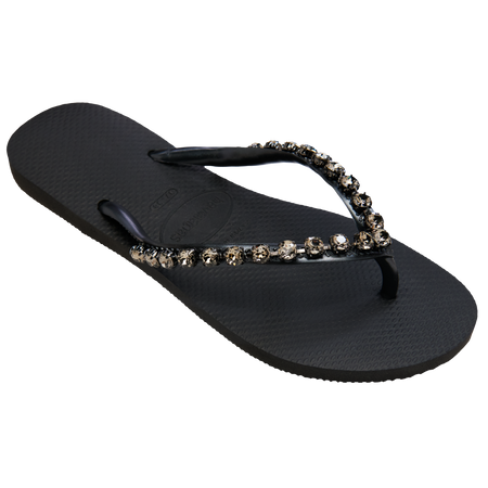 Women's Rock Mesh Slim Flip Flops