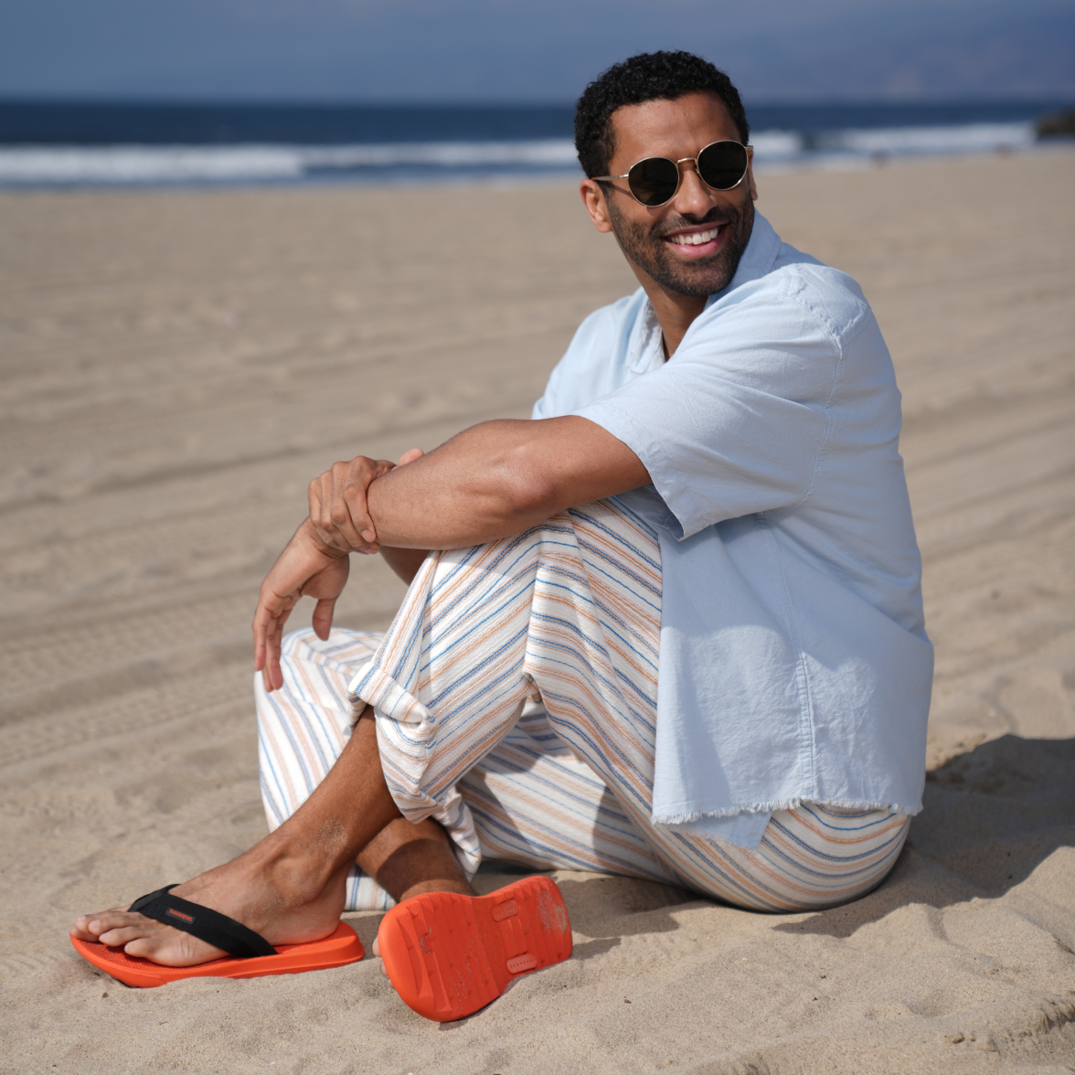 men's Track flip flops