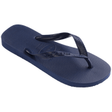 Men's navy flip flop 3/4 side view