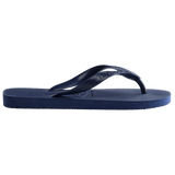 Men's navy flip flop side view