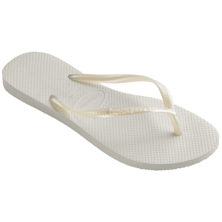 Women's Slim Flip Flops White | Havaianas Women's Slim Flip Flops White | Havaianas