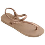 Sand colored sandal 3/4 view
