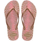 Kids' Slim Animal Print Flip Flops