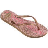 Kids' Slim Animal Print Flip Flops