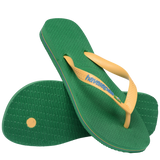 Women's Brazil Logo Flip Flops