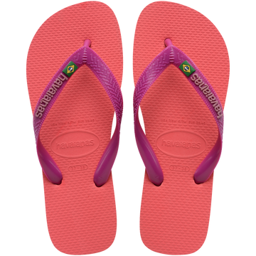 Women's Brazil Logo Flip Flops