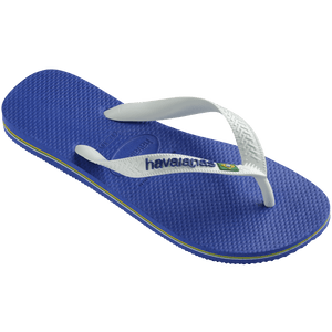 Havaianas Men Brasil Logo Flip Flops Navy Blue In Multi Havaianas Men Brasil Logo Flip Flops Navy Blue In Multi
