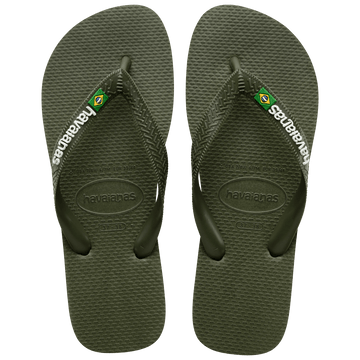 Kids' Brazil Logo Flip Flops