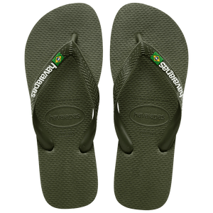 Men's Brazil Logo Flip Flops