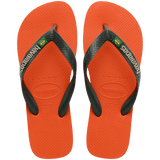 Kids' Brazil Logo Flip Flops