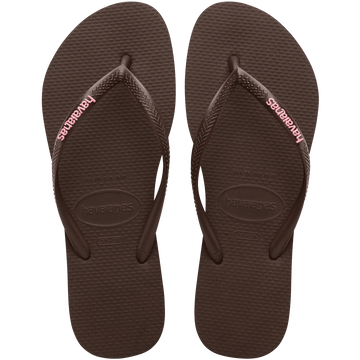 Women's Slim Logo Pop Up Flip Flops