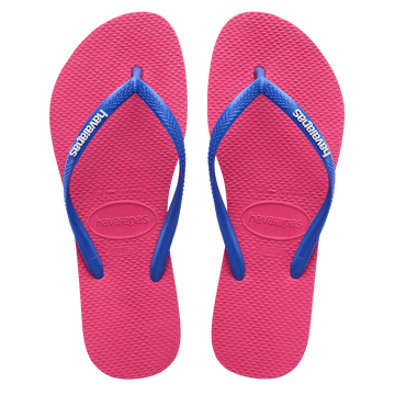 Women's Slim Logo Pop Up Flip Flops