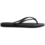 Women's Slim Logo Metallic Flip Flops