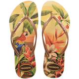 Women's Slim Tropical Flip Flops