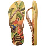 Women's Slim Tropical Flip Flops