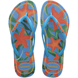 Kids' Tropical Slim Flip Flops