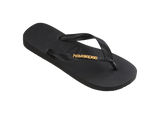 Women's Top Logo Metallic Flip Flops
