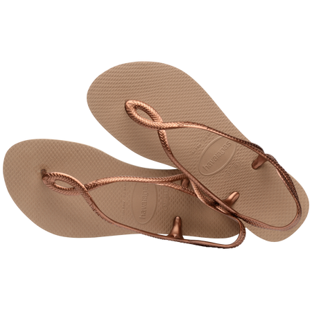 Women's Luna Sandal Rose Gold/Rose Gold | Havaianas Women's Luna Sandal Rose Gold/Rose Gold | Havaianas