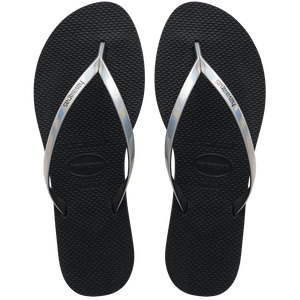 Women's You Metallic Flip Flops