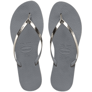 Women's You Metallic Flip Flops