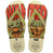 Pair of Havaianas Star Wars flip-flops featuring light green straps and a cream-colored footbed with comic-inspired Grogu artwork. One sandal shows Grogu holding a cup with the words “Still Hungry,” while the other features a sleeping Grogu. Bold red lettering, Star Wars branding, and Havaianas logos complete the design.