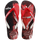 Red Apache/White