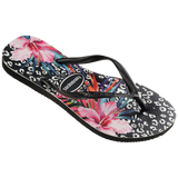 Kids' Slim Animal Print Flip Flops