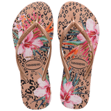 Kids' Slim Animal Print Flip Flops