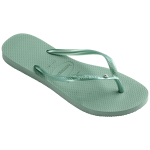 Women's Slim Crystal Flip Flops