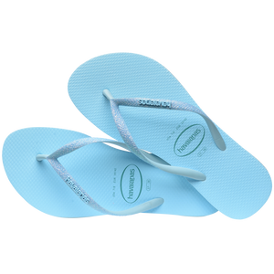 Women's Slim Glitter Neon Flip Flops