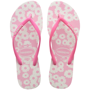 Women's Slim Daisy Flip Flops