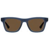 Men's navy and beige sunglasses, front view