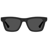 Men's black sunglasses, front view 