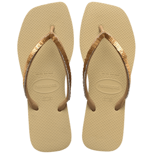 Women's Slim Square Magic Sequin Flip Flops