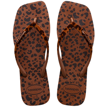 Women's Velvet Slim Square Flip Flops