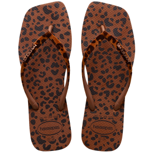 Women's Velvet Slim Square Flip Flops