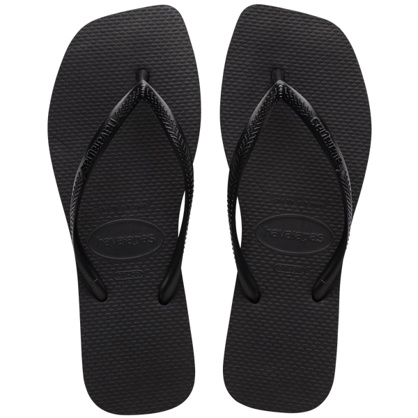 Women's Slim Square Flip Flops Black | Havaianas