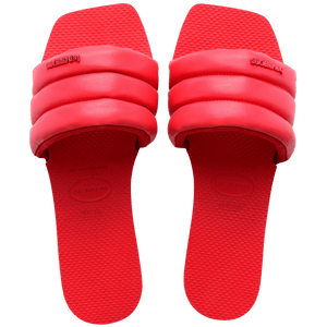 women's slide sandals top view