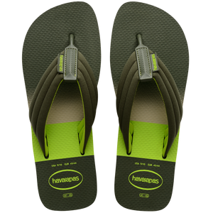 Men's Urban Print Flip Flops