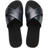 Women's Aqua Metallic Sandals