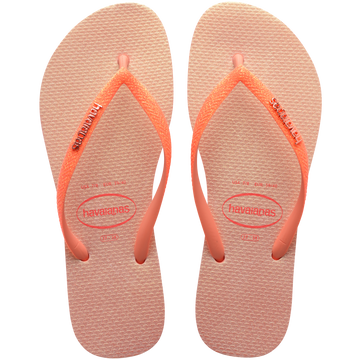 Women's Slim Glitter Iridescent Flip Flops