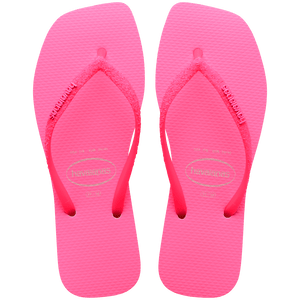 Women's Slim Square Glitter Flip Flops