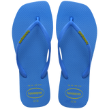 Women's Slim Square Logo Pop Up Flip Flops