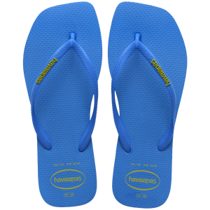 Women's Slim Square Logo Pop Up Flip Flops