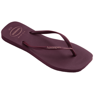 Women's Slim Square Logo Pop Up Flip Flops