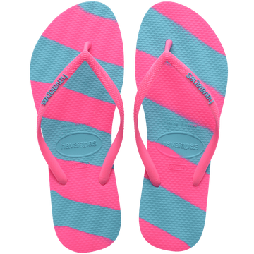 Women's Slim Color Fun Flip Flops